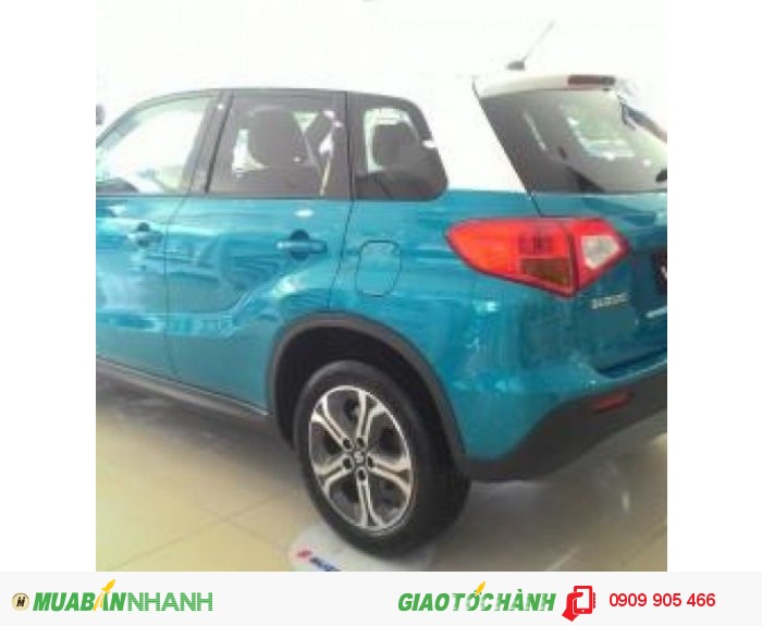 Suzuki Vitara -SX 2016- Nhập khẩu- Xanh nóc trắng-tặng 25 triệu option