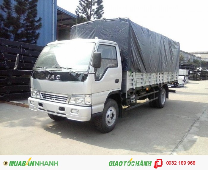 Xe tải JAC 3T45, JAC 3T45 thùng bạc,JAC 3.45T Thùng kín,JAC 3T45 HFC1061K