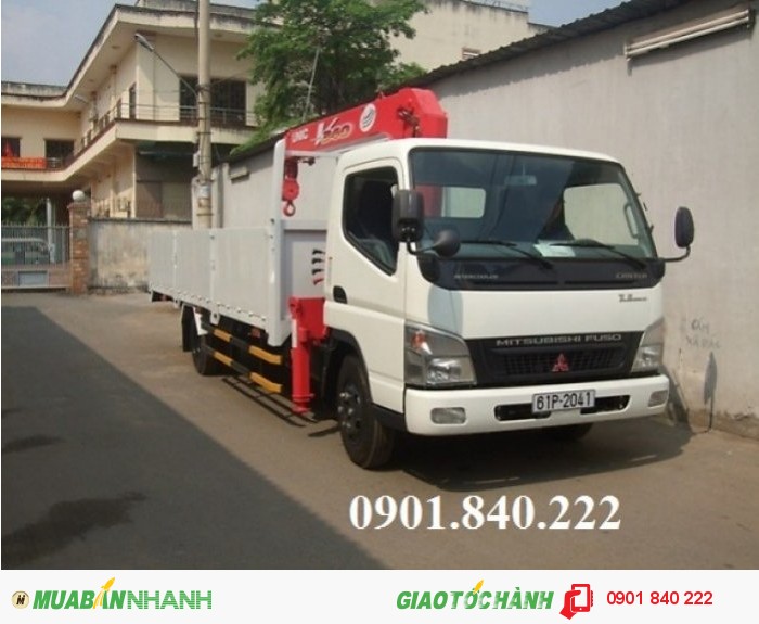 Chuyên cung cấp xe tải Mitsubishi gắn cẩu Unic 1 tấn, 2 tấn, 3 tấn tại Bình Dương, Đồng Nai, Sài Gòn, miền Nam