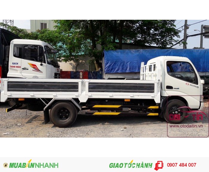 Bán xe HINO XZU 650 thùng lững chở kiếng, chở gạch, chở đá granite.