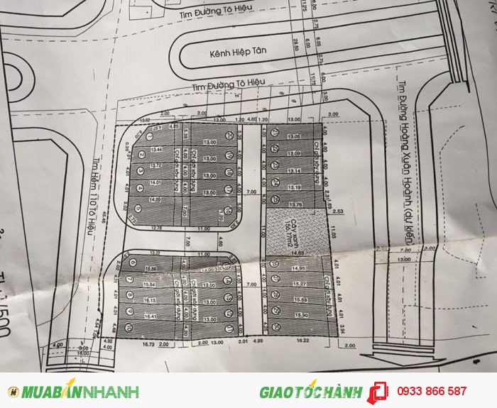 Bán Đất Nền Phân Lô Đường Tô Hiệu Dt(4x13)M, Giá 2.1tỷ