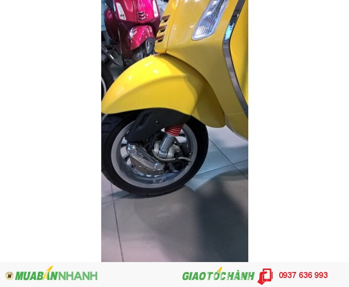 Bán xe Vespa Sprint màu vàng  tại Đồng Nai
