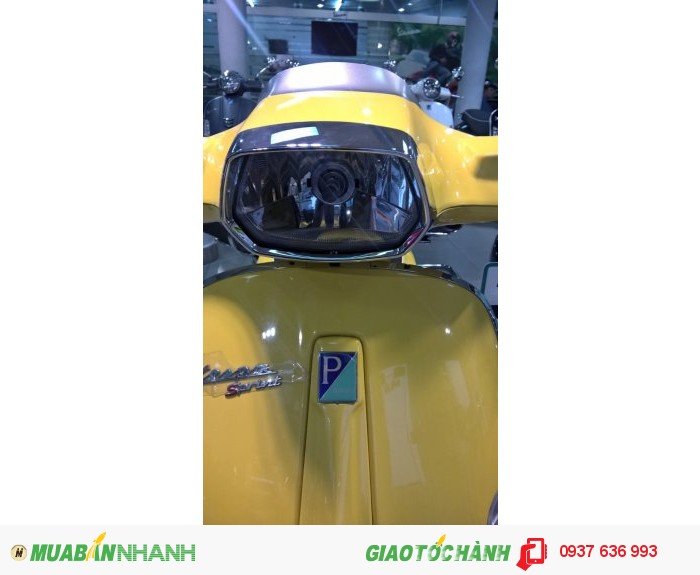 Bán xe Vespa Sprint màu vàng  tại Đồng Nai