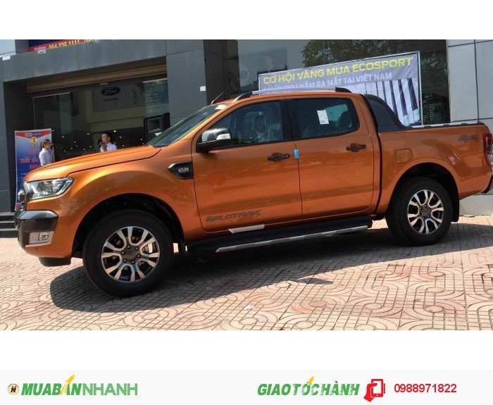 Bán xe Ford Ranger Wildtrack 3.2 4x4 sản xuất 2016, nhập khẩu chính hãng, giá ưu đãi, đủ màu giao xe ngay