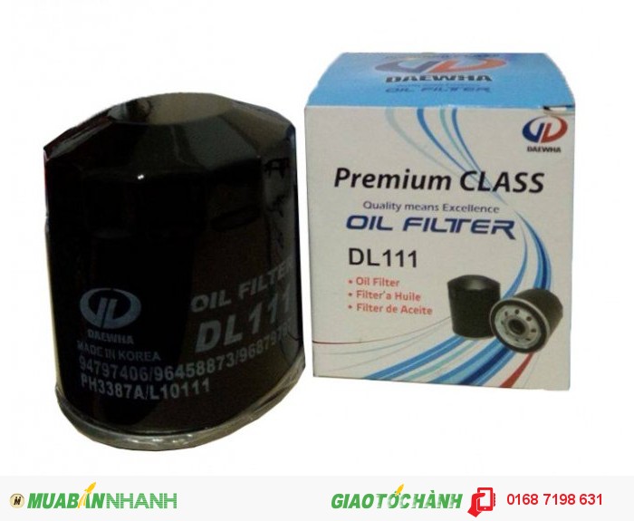 Lọc dầu  DAEWHA OIL FILTER DL