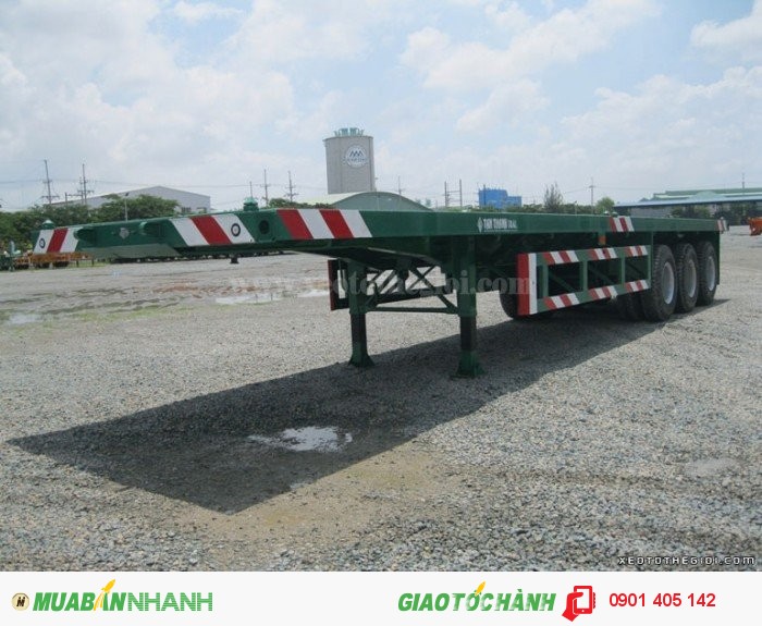 Sơ mi rơ mooc sàn DOOSUNG 40Feet,3Trục Trả góp Lãi suất Thấp Giao Xe Toàn Quốc