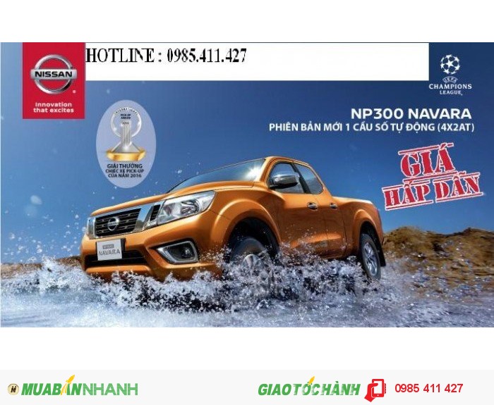 Nissan NP300 NAVARA 2.5VL Số tựu động 2 cầu,Gía hấp dẫn