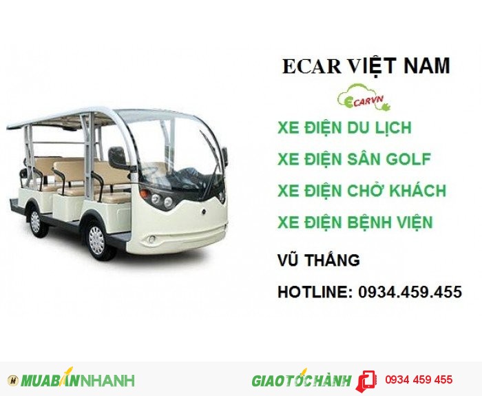 Bán xe điện chở khách du lịch