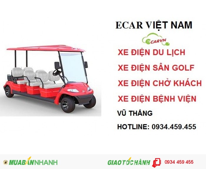 Bán xe điện du lịch sanyo 11 chỗ mới 95%