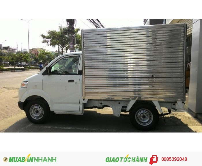 Suzuki tải nhập Indonesia 750kg thùng kín, thùng kèo
