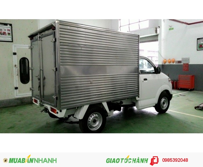 Suzuki tải nhập Indonesia 750kg thùng kín, thùng kèo