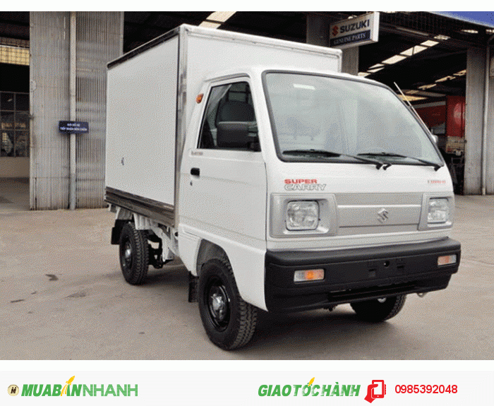Suzuki Carry Truck thùng kín, thùng kèo mới 100% 235tr
