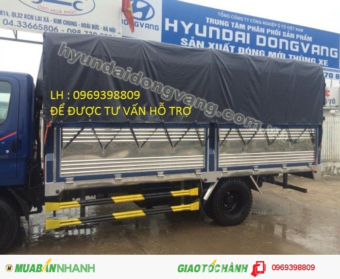 Xe Tải Hyundai Hd700 6,85 Tấn Thùng Bạt