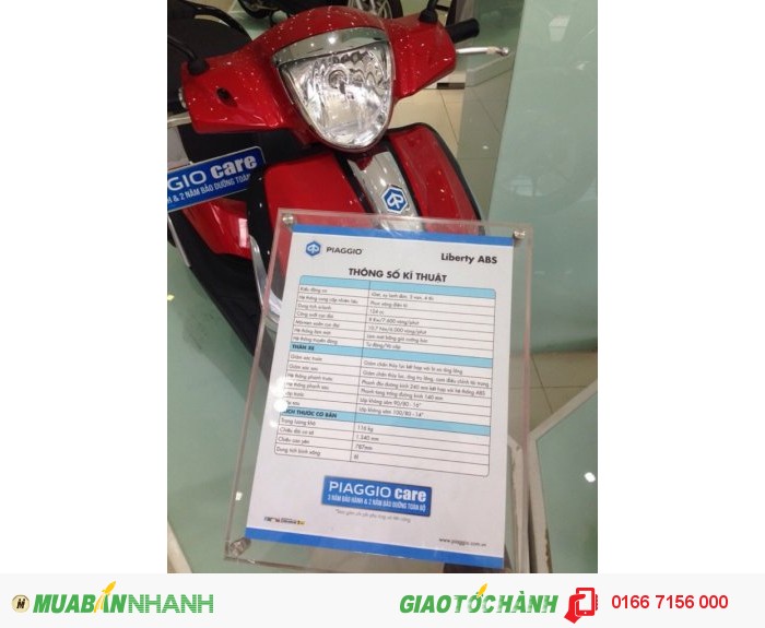 Bán Liberty S ABS 125 3v i.e (Màu đỏ)