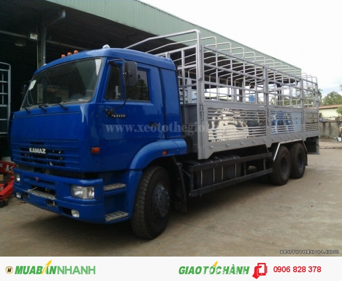 Tổng đại lý bán xe tải KAMAZ 3Chân 2 Cầu 65117, 15 TấnTrả Góp Giao Xe Toàn Quốc