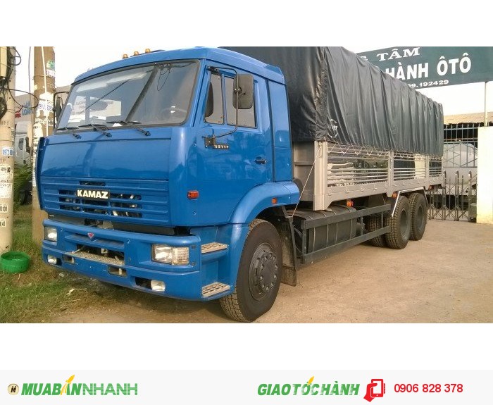 Tổng đại lý xe tải Kamaz Việt Nam, Xe tải Kamaz 65117-  15Tấn thùng 7.8m