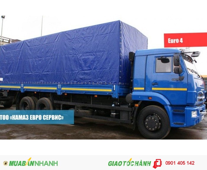 Xe kamaz 65117 ( 340ps) 15 tấn 3 chân 2cầu mui bạt nhập khẩu nguyên chiếc