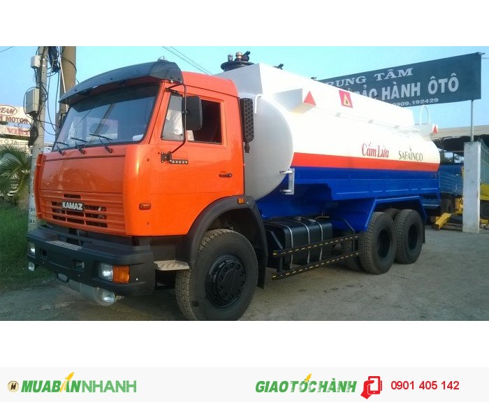 Xe kamaz 65117 ( 340ps) 15 tấn 3 chân 2cầu mui bạt nhập khẩu nguyên chiếc