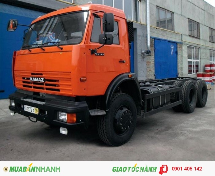 Xe kamaz 65117 ( 340ps) 15 tấn 3 chân 2cầu mui bạt nhập khẩu nguyên chiếc