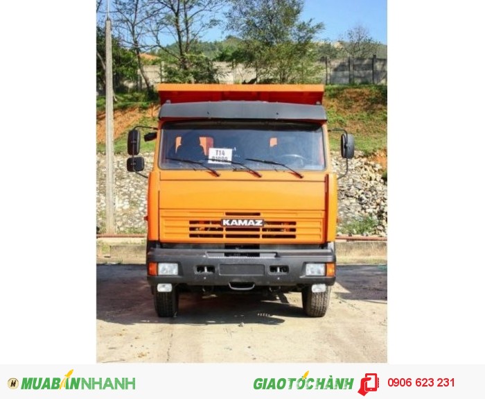 Xe ben Kamaz 65115 (6x4), Bán xe ben 15 tấn Kamaz mới tại Bình dương, Bình Phước, Tây Ninh