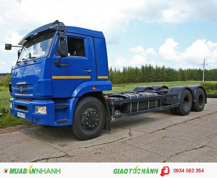 Xe Tải Kamaz  65117- 3 chân 2 cầu thật  6x4 tải trọng 15 tấn thùng 7.8 m mới 100% giá rẻ