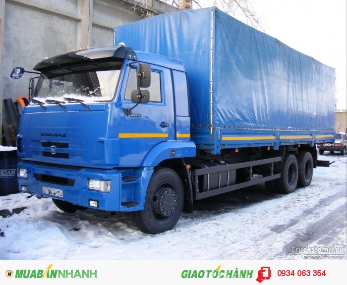 Xe tải Kamaz  15 tấn 18 tấn thùng dài 7.8 mét thùng mui bạt thùng kín Giao Xe Toàn Quốc