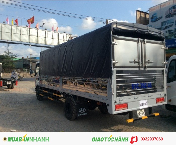 Xe 1990kg thùng dài 6m2 vào thành phố