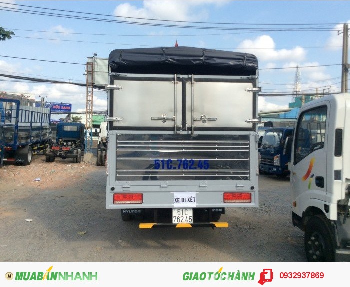 Xe 1990kg thùng dài 6m2 vào thành phố