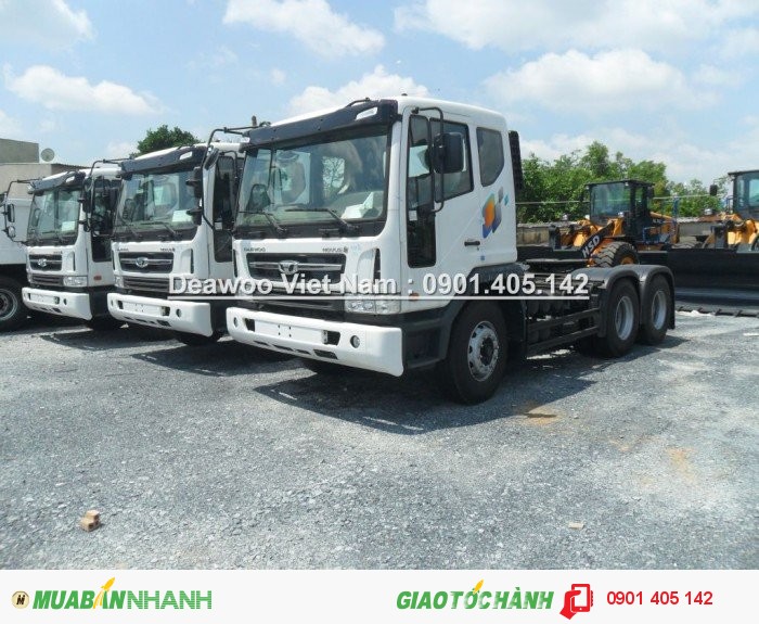 Đầu kéo Daewoo 340PS V3TEF 2015 Bán Trả góp Giao Xe Toàn Quốc