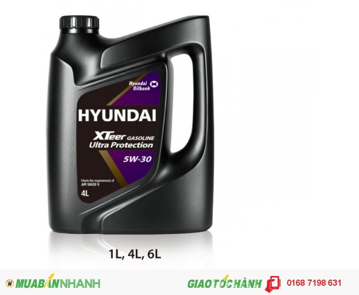 Nhớt Hyundai Xteer Gasoline 20w50 Sn 4l Cao Cấp Cho Ô Tô