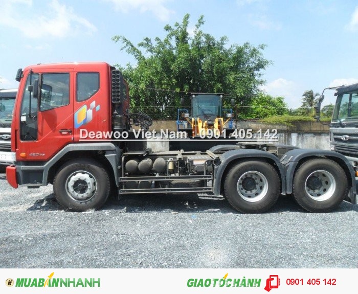 Xe đầu kéo Daewoo 2Cầu 66 Tấn động cơ 340PS- Tổng Đại lý xe Tải Daewoo