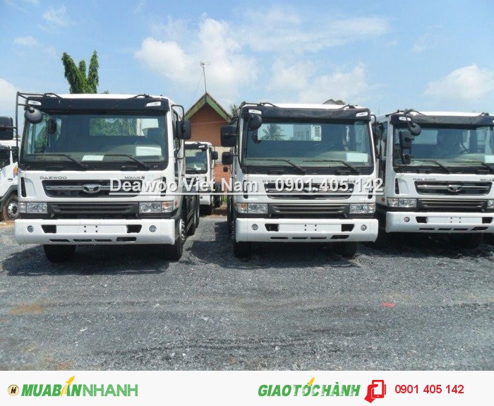 Tổng Đại Lý Đầu kéo Daewoo 2 cầu 66 Tấn 340Ps-420Ps Giao Xe Toàn Quốc