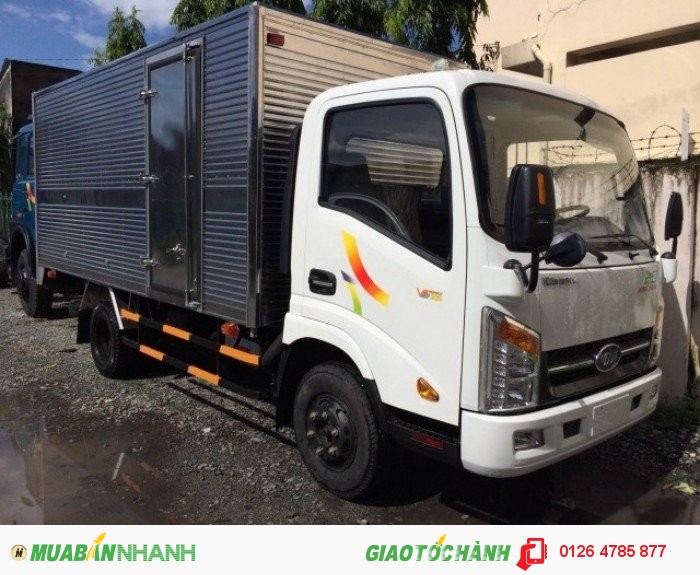 Bán xe tải veam 2 tấn Vt200-1 động cơ Hyundai mạnh mẽ, bền xe được vào thành phố.