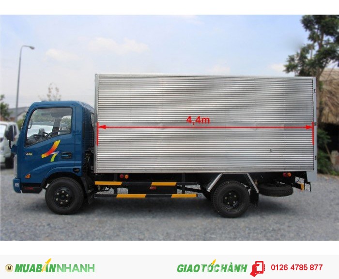 Bán xe tải veam 2t5 VT255 động cơ hyundai bền bỉ, được vào thành phố.