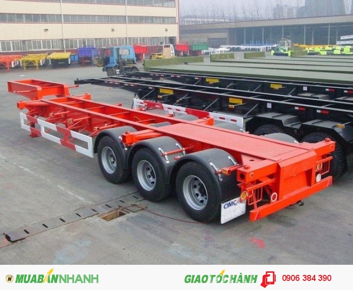 Cung cấp Rơ Moóc tải, Rơ Moóc sàn 13 mét, Rơ Moóc 14 mét, Rơ Moóc 15 mét CIMC