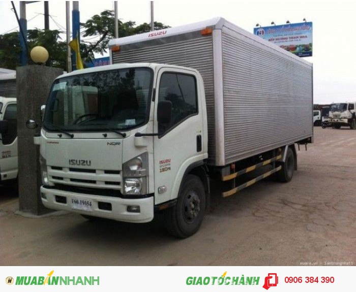 Bán Xe tải ISUZU 5t5 NQR75L, xe tải 5t5 Isuzu NQR75L.thùng kín.thùng lửng 2016
