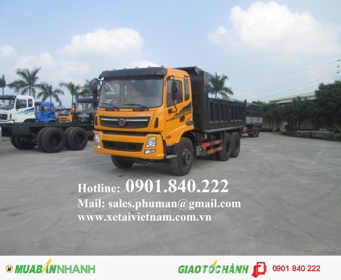 Nơi bán xe tải tự đổ (xe ben) Dongfeng Trường Giang 7.8 tấn 2 cầu; 8.1 tấn uy tín ở TPHCM giá rẻ