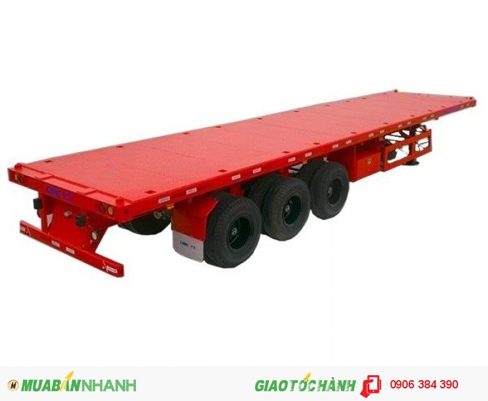 Bán rơ moóc CIMC Sàn 3 trục 31.5 tấn 2016 giá 320 triệu,giao xe toàn quốc