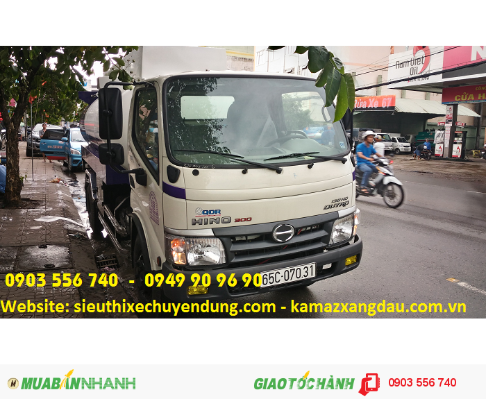 Xe Hino bồn nhôm