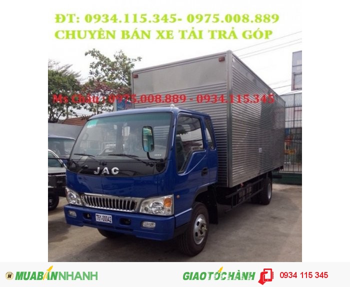 Đại lý bán xe tải jac 6.4 tấn/ 6 tấn 4/ 6T4/ 6.4t công nghệ Isuzu cải tiến.