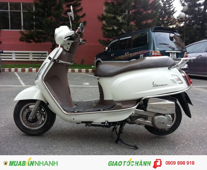 SYM Fiddle II 125 Đời Cuối Elizabeth Kiểu Dáng Vespa LX Tuyệt Đẹp - Xe Nhập Khẩu