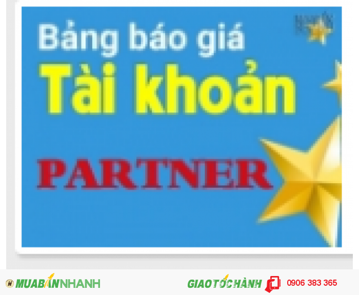 Mới! Đã có gói tài khoản Partner mà bạn hằng mong đợi!