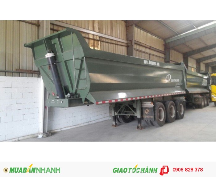 Sơ mi rơ moóc tải (tự đổ) DOOSUNG 24 khối Gía Tốt Giao Xe Toàn Quốc