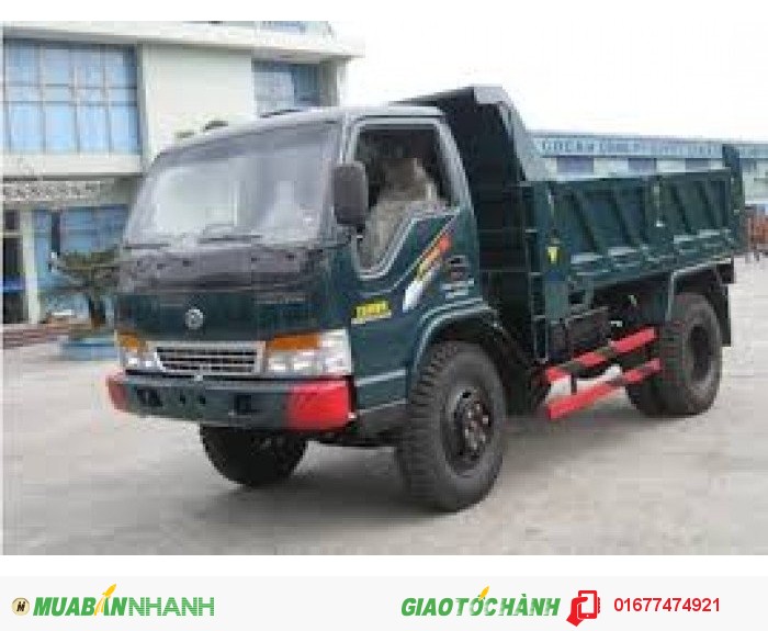 Xe tải ben chiến thắng 3t9, 2 cầu giá rẻ, xe ben 3t9 MỚI 100%