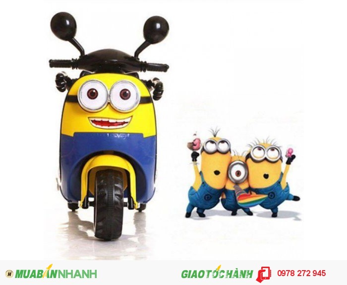 Xe Máy Điện Trẻ Em Vespa Minion