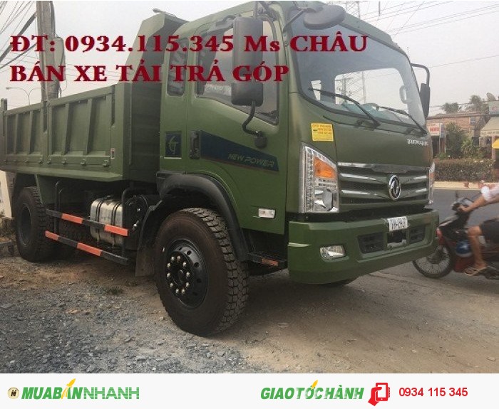Khuyến mãi lớn khi mua xe ben Dongfeng Trường Giang 9.2 tấn/ 9 TẤN 2/ 9T2/ 9 tấn 2 .