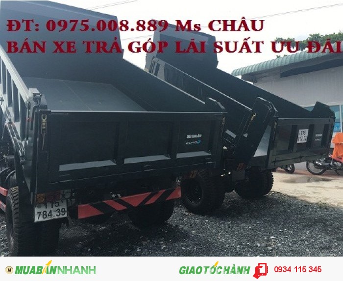 Xe ben Chiến thắng 6.2 tấn (5 khối) 1 cầu 2 cầu, Đại lý xe ben Chiến thắng 6T2, Ben 5 khối giao ngay