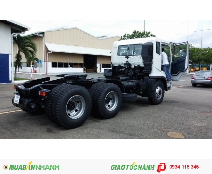 Xe đầu kéo Mitsubishi Fuso Tractor FV517 (350PS) 44 tấn/ Bán xe đầu kéo Mitsu Fuso 45 tấn (2 cầu)