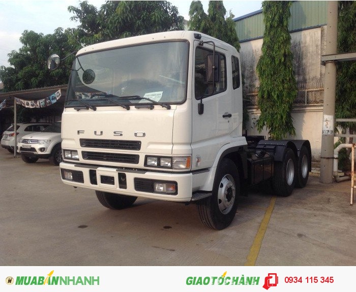 Xe đầu kéo Mitsubishi Fuso Tractor FV517 (350PS) 44 tấn/ Bán xe đầu kéo Mitsu Fuso 45 tấn (2 cầu)