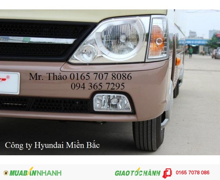 Hyundai Đồng Vàng là dòng xe khách 29 chỗ rất phổ biến